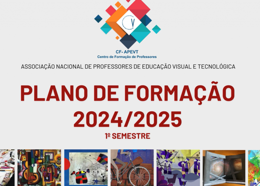 PLANO DE FORMAÇÃO 2024/2025 -1.ºSemestre – APEVT